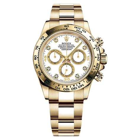 rolex daytona gelbgold mit diamanten|rolex daytona lünette.